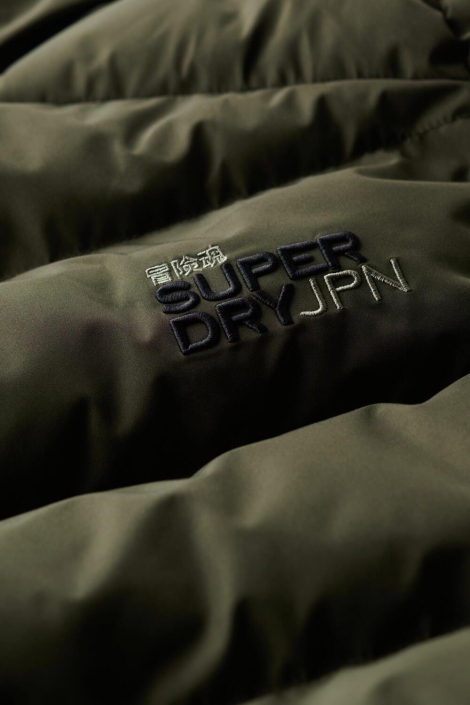 Superdry hooded sports puffer jacket